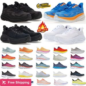 Deal One Clifton 9 Bondi 8 Outdoor Shoes for Men Women Kawana Mafate Elevon Designer Sneakers Triple Black White Pink Mens Dames Sports Trainers