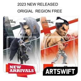 Offres 2023 Nouvelle version Original NFC Amiibo Figure Sephiroth Kazuya Super Bros Smash Region Free