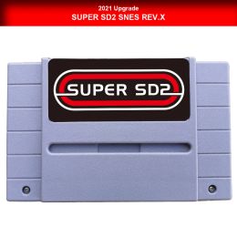 Deals 2023 New Super SD2 SNES is geschikt voor Super Game Console SFC Everdrive -serie om speciale chip -games te ondersteunen.