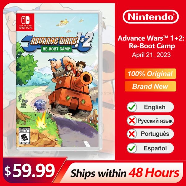 Offres Advance Wars 1 + 2 Reboot Camp Nintendo Switch Game Deals 100% Genre de stratégie de carte de jeu physique d'origine pour Nintendo Switch