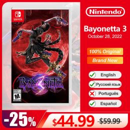Offres Bayonetta 3 Nintendo Switch Game Deals 100% Genre d'action de carte physique d'origine officielle pour Switch Oled Lite Game Console