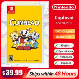 Ofertas Cuphead Nintendo Switch Game Ofertas 100% Oficial de la tarjeta física del juego Físico Género Arcade 12 Jugador para Switch OLED LITE