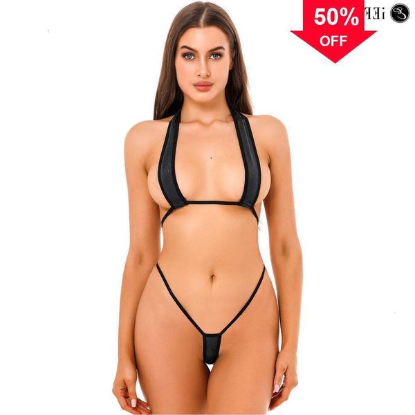 Ofertas Nuevos diseñadores de moda para mujeres para mujer, trajes de baño sexy bikinis bikinis para mujeres trajes de baño para mujer micro set extremo mínimo cobertura de sujetador y mini gstring t