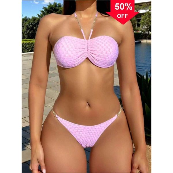 Offres de la nouvelle créatrice de mode en gros de maillots de bain pour femmes en gros de maillots de bain de bikinis sexy de maillots de bain pour femmes plikini plikini femmes