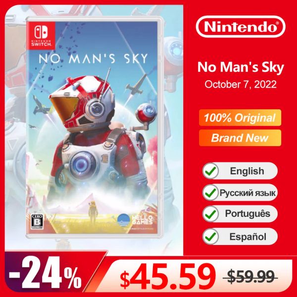 Offres No Man's Sky Nintendo Switch Game Facitations 100% Genre d'action de carte physique d'origine officielle pour Switch Oled Lite Game Console