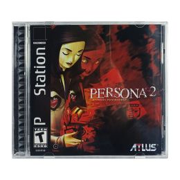 Offres PS1 Revelations Persona 2 avec le jeu de disque de copie manuelle Black Bottom Unlock Console Station 1 Retro Optical Optical Driver Video Game Parts