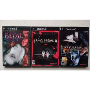 Offres PS2 Fatal Frame Series avec manuel Copy Disc Game Unlock Console Station 2 Retro Optical Optical Driver Retro Video Game Machine Pièces