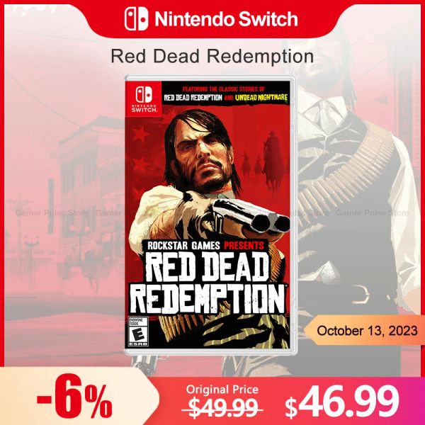 Ofertas Red Dead Redemption Nintendo Switch Ofers Género de aventura de tarjetas físicas de juego físicas 100% originales para el Switch OLED LITE