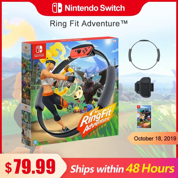 Offres Ring Fit Adventure Nintendo Switch Game Deals 100% Genre de sports de jeu physique d'origine officielle pour Switch Game Console