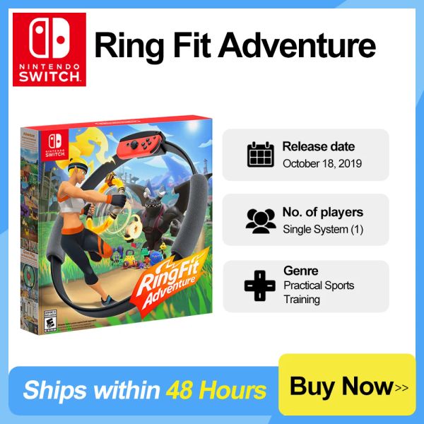 Offres Ring Fit Adventure Nintendo Switch Game Deals Physical Game Card Practical Sports Training Genre for Nintendo Switch Console