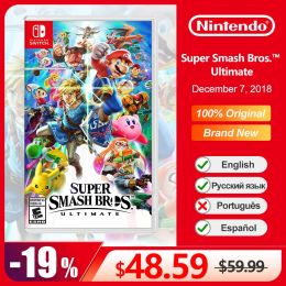 Deals Super Smash Bros. Ultimate Nintendo Switch Game Deals 100% Official Original Physical Game Card for Nintendo Switch OLED Lite
