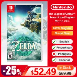 Acuerdos Zelda Tears of the Kingdom in stock Nintendo Switch Ofertas de juego 100% CARD ORIGINAL RPG Género de acción para la consola de juegos Switch