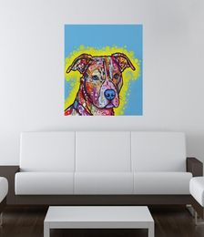 Dean Russoanimal Dog illustres Imprimé sur toile peinture murale moderne de haute qualité pour décoration intérieure Pictures non encadrées9907796