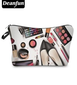 Deanfun Women Cosmetic Bags 3D Gedrukt make -uppatroon Nieuwe mode -benodigdheden voor organisator Toileths 509524361940