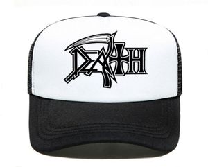 DEATH Hoodies ROCK BAND HEAVY METAL Baseball Cap Dames Heren Unisex 2020 Zomer Ouderkind Hoeden Mesh Vizier Outdoor ZonnehoedX10166885661