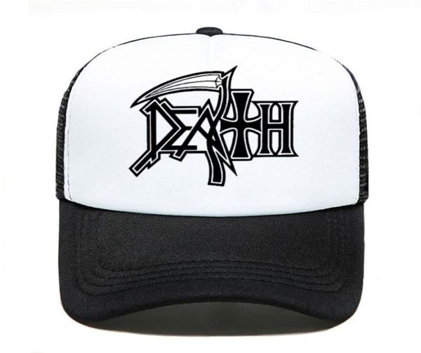 Sudaderas con capucha DEATH BAND de ROCK HEAVY METAL gorra de béisbol mujeres hombres Unisex 2020 verano sombreros para padres e hijos visera de malla sombrero para el sol al aire libreX10167924913