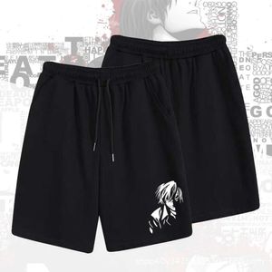 Death Note Anime Pantalones casuales Unisex Night God Moon L Verano Nueva moda Pantalones cortos deportivos sueltos