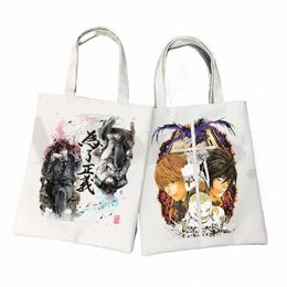 Death Note Japon Anime Manga Shinigami Ryuk Sacs à main Sacs à bandoulière Casual Shop Filles Sac à main Femmes Élégant Sac en toile l9Xc #