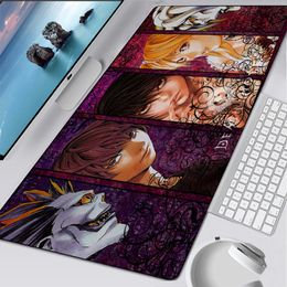 Death Note Matten Kira Gaming Muismat Tapijt Groot Toetsenbord Mousepad Anime Notebook Gamer Accessoires Padmouse Mat laptop mat