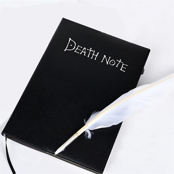 Muerte Cuaderno Note Reserva Cosplay Journal Diario Diario Pluma Tema Anime Escribir Pluma Arte 210611