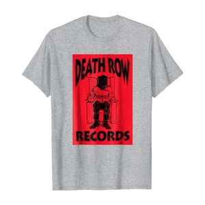 T-shirt inversé avec boîte noire avec Logo Death Row Records171R