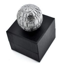 Death Star Grinder 3 couche 55 mm Herbe Grinders Catcher de pollen Zinc Alloy Metal Pokeball Grinder avec boîte cadeau DHL4415040