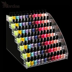 Sticker Acryl Nagellic Polish Display Organizer 234567 Laag Manicure Cosmetica Sieraden Display Holder HULIGE ACRYLISCHE MACE -UP BOX