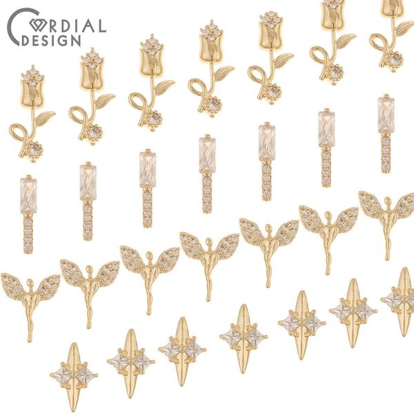 Décalcomanies Cordial Design 100pcs ACCESSOIRES DE FINGERNIAL DIY / ZIRCON CUBIQUE / PLACLAGE GOLL VÉLAIS