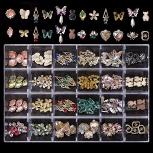 Decals Nail Art Rhinestones Kit Nail Parts Gem Stone Diy Charms for Nail Art Mix Crystal Nail Art Decorations Sieraden Accessorie