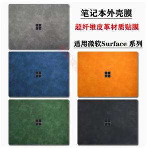Décalcomanies spécial 3pcs PU en cuir en cuir couverture de couverture d'autocollante pour le film pour ordinateur portable Microsoft Surface 4 3 2 Studio 2022