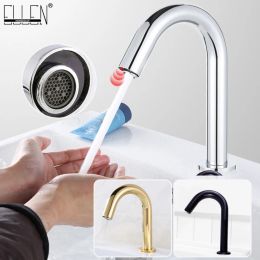 Deck gemonteerd badkamer bassin wastafel kraan koude warme hand touch tap automatische opgeblazen sensor kraan kraan els83