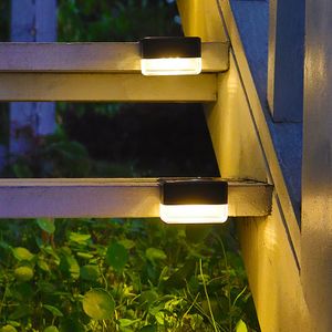 Deck zonnelampen 4/8/16/20 PCS Waterdichte buiten voor trap Patiotuin Stap Wall Super heldere LED -lamp