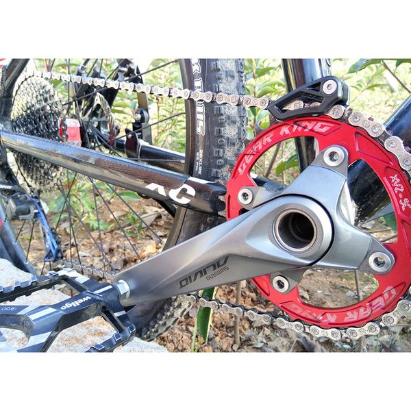 DECKAS guía de cadena de bicicleta MTB guía de cadena de bicicleta 1X sistema ISCG 03 ISCG 05 BB montaje CNC velocidad única ancho estrecho engranaje guía de cadena