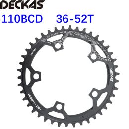Deckas Round 110BCD For Force Red Rival S350 S900 36 38 40 42 Tooth Road Bike pour SRAM CX Gravel Quarq 5 bras 110 BCD