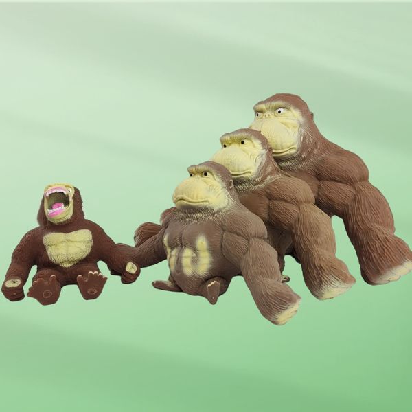 Descomprime el juguete gorila Tiktok. com Hongwang's descompresión total pellizco música lanzamiento creativo juguete de rebote lento