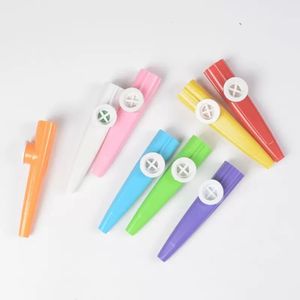 Decompressie Fidget speelgoed Plastic Kazoo Muziekinstrument BPA Gratis Chilidren Lightweighter Classic Kazoos Flute Instruments ZM1018