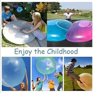 Decompressie Super grote opblaasbaar ballonwater bubbelbalgigant Elastisch Tpr Interactive Swimming Pool Toy 240517