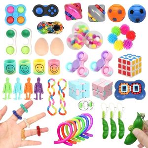 Decompressie Speelgoed 10 100 Stuks Willekeurige Fidget Speelgoed Geschenken Pack Verrassing Doos 300 Verschillende Set Antistress Relief Voor Kinderen volwassenen 230802