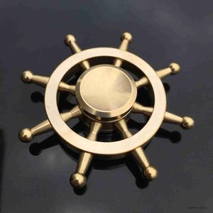 Decompressie speelgoed 11 nieuwe stijlen fidget decompressie speelgoed vinger spinner puur koper legering metaal hand spinner anti-angst speelgoed voor kinderen volwassenen cadeau