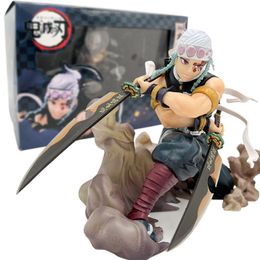 Decompressiespeelgoed 14cm Demon Slayer Uzui Tengen Anime Figuur Figuarts Zero Tengen Uzui -actie Figuur Kimetsu No Yaiba Figuur volwassen model Dol Dol