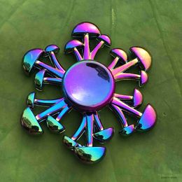 Jouet de décompression 28 styles fidget décompression jouet spinner fichen finner metal rainbow couleur alliage métal jouet anti-anxiété pour enfants cadeaux adultes