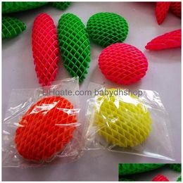 Décompression jouet 3d élastique en mailles relief de soulagement sensoriel slug fidget worm gouttes livraison toys cadeaux nouveauté gag dheur