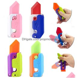 Jouet de décompression 3D imprimé couteau de radis jouets pince à main avant-bras doigt soulagement de l'anxiété jouet Fidget pour enfants Adts livraison directe jouets Dhoen