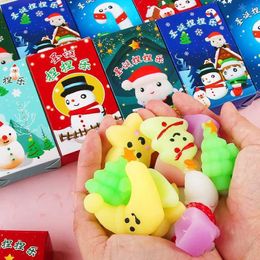 Décompression jouet 5 dessin animé mignon collection de Noël gnocchi Box Box Fun Childrens Stress Relay Music Violon Toys Childrens Christm