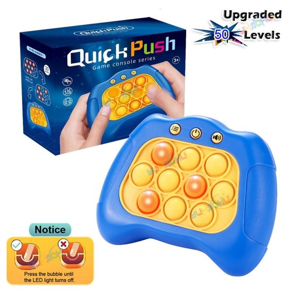Jouet de décompression 56 versions améliorées de jeux Pop Light et QuickPush Gadgets pour enfants Jouet sensoriel anti-stress pour adultes Cadeaux de Noël pour enfants 230823