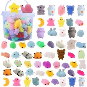 Jouet de décompression 72PCS Mochi Squishy Toys Squishies Fidget Toys Kawaii Animals for Party Favors Classroom Prize Fillers Pack Bulk Gift Boys Girls 230625