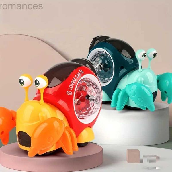 Jouet de décompression AIUAZA Musical interactif Light Up Crawling Snail Touet - Toy éducation à l'apprentissage précoce pour les bébés pour les tout-petits!D240424