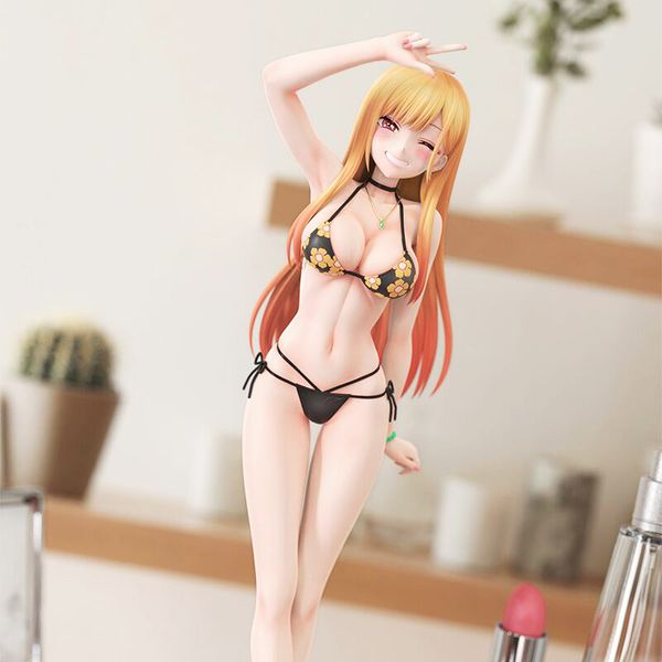 Juguete de descompresión Anime My Dress-Up Darling Figure Traje de baño Kitagawa Marin Figura de acción Sexy Girls Figure Adult Collection Model Doll Toys
