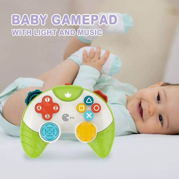 Juguete de descompresión Juguetes para bebés Controlador de videojuegos de simulación con música Luz Sonido Actividades sensoriales Aprendizaje educativo temprano para niños pequeños 230826