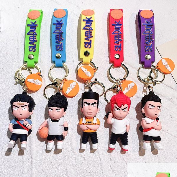 Jouet de décompression Porte-clés de basket-ball Ryukawa Maple Sakuragi Hanamichi Car Book Bag Charm Petits cadeaux Livraison directe en gros Jouets Nov Dhwqr